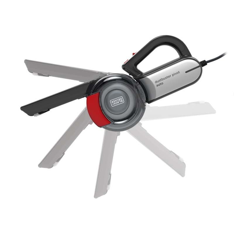 Black & Decker Σκουπάκι Αυτοκινήτου με Καλώδιο Αναπτήρα 12V 12.5W Black/Red PV1200AV 3