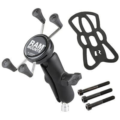 RAM Mount Βάση Κινητού Μοτοσυκλέτας με Ρυθμιζόμενο Βραχίονα για το Τιμόνι RAM-B-367-UN7U 2