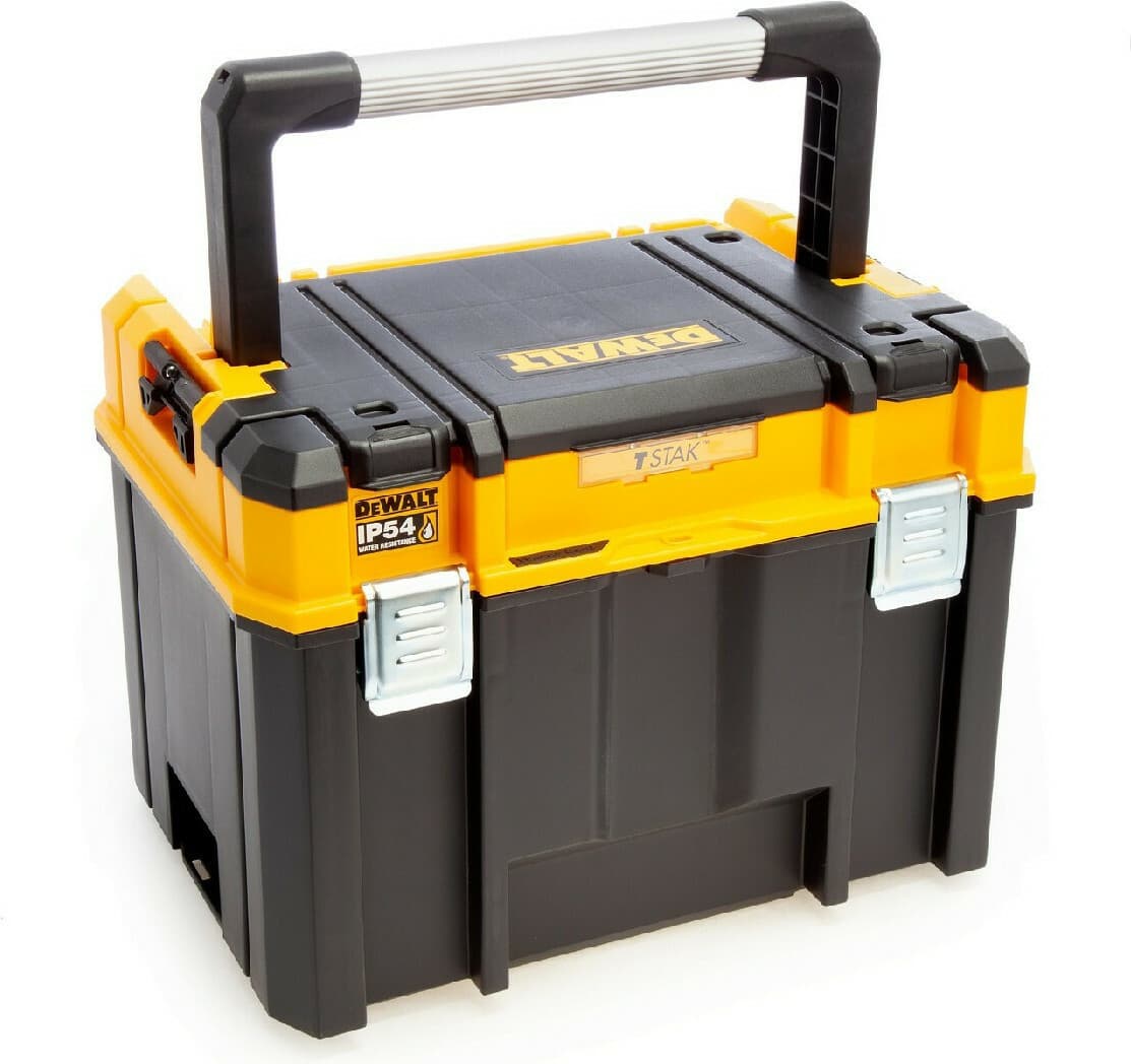 DEWALT TSTAK Εργαλειοθήκη Χειρός Πλαστική με Ταμπακιέρα Π44xB33.3xΥ32.3cm DWST83343-1 6