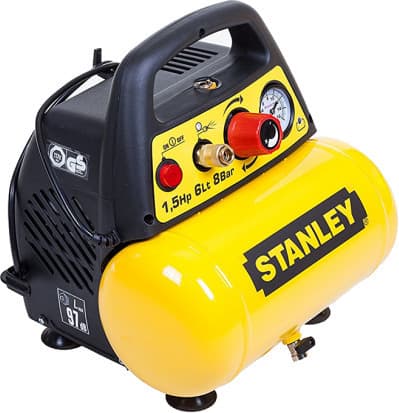 Stanley Μονοφασικό Κομπρεσέρ Αέρος 97dB με Ισχύ 1.47hp και Αεροφυλάκιο 6lt 5