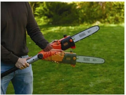 Black & Decker PS7525 Τηλεσκοπικό Κονταροπρίονο Ρεύματος 800W Συνολικού Μήκους 270cm και Λάμα 25cm 9