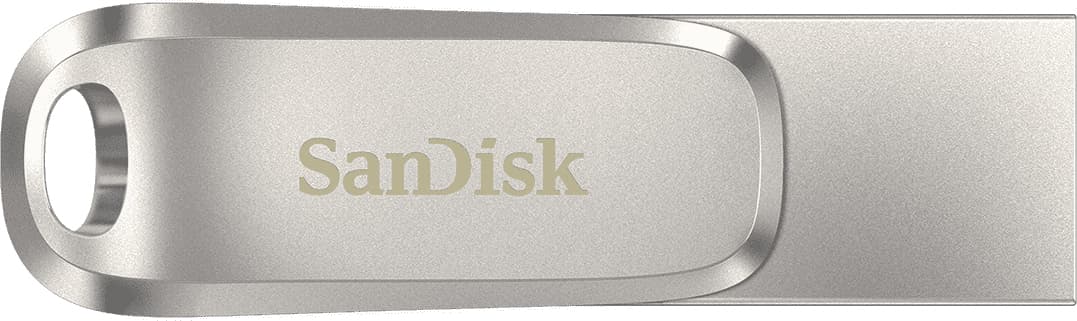 Sandisk Ultra Dual Drive Luxe 1TB USB 3.1 Stick με σύνδεση USB-C & USB-A Ασημί 4