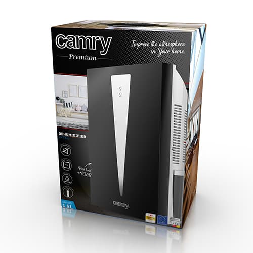 Camry CR7903 Θερμοηλεκτρικός (Peltier) Αφυγραντήρας 0.75lt Μαύρος 8