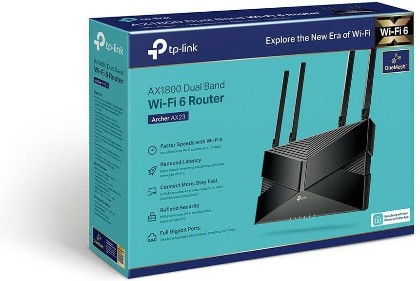 TP-LINK Archer AX23 v1 Ασύρματο Router Wi‑Fi 6 με 4 Θύρες Gigabit 5