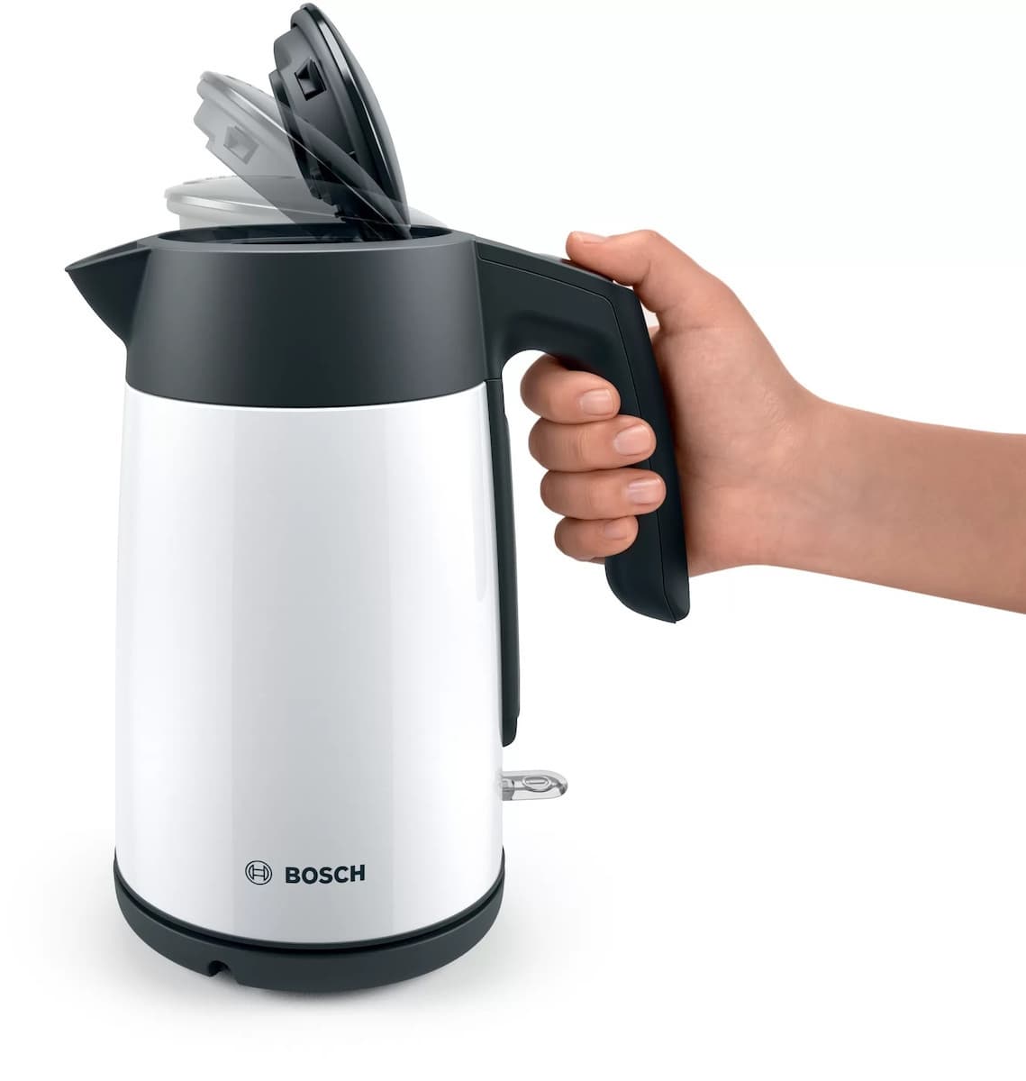 Bosch Βραστήρας 1.7lt 2400W Λευκός TWK7L461 6