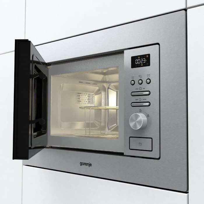 Gorenje BMI201AG1X 738289 Εντοιχιζόμενος Φούρνος Μικροκυμάτων με Grill 20lt Inox 4