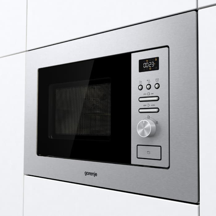 Gorenje BMI201AG1X 738289 Εντοιχιζόμενος Φούρνος Μικροκυμάτων με Grill 20lt Inox 3
