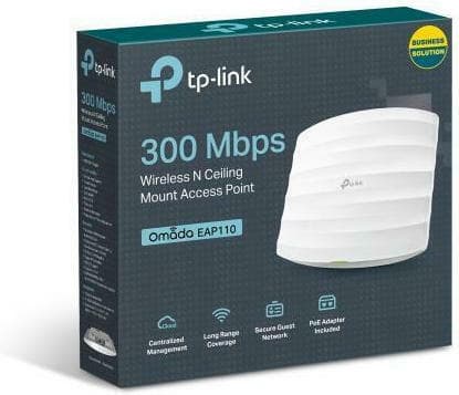 TP-LINK EAP110 v1 Access Point Wi‑Fi 4 Single Band (2.4GHz) 4