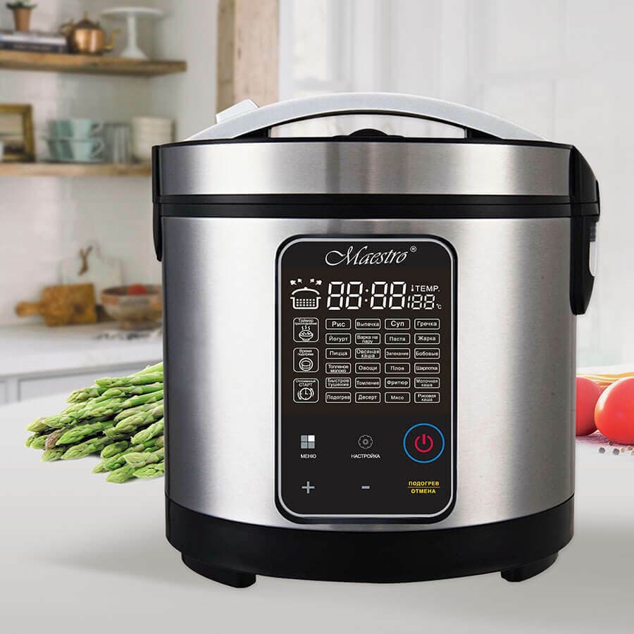 Maestro MR-795 Πολυμάγειρας 700W με Χωρητικότητα 5lt Ασημί 4