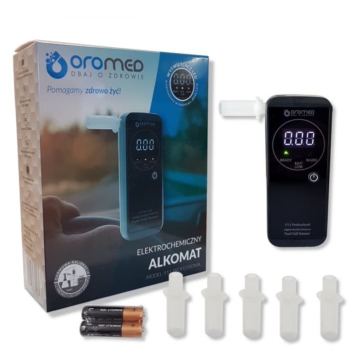 Oromed F11 Ψηφιακός Μετρητής Αλκοόλ Professional Black 4