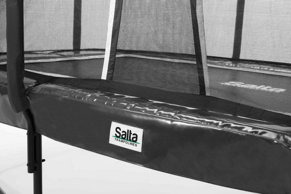 Salta First Class 5375A Τραμπολίνο Εξωτερικού Χώρου Διαμέτρου 366εκ. με Προστατευτικό Δίχτυ & Σκάλα Μαύρο 3