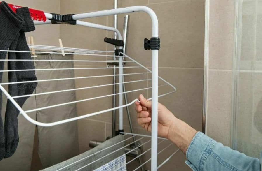 Vileda Mixer 4 Πτυσσόμενη Απλώστρα Δαπέδου Μεταλλική με Ρόδες με Μήκος Απλώματος 40m 157237 3