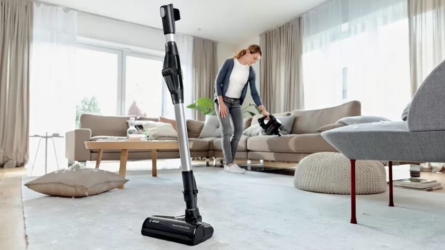 Bosch Unlimited 7 Επαναφορτιζόμενη Σκούπα 2 σε 1 Stick & Χειρός 18V Μαύρη