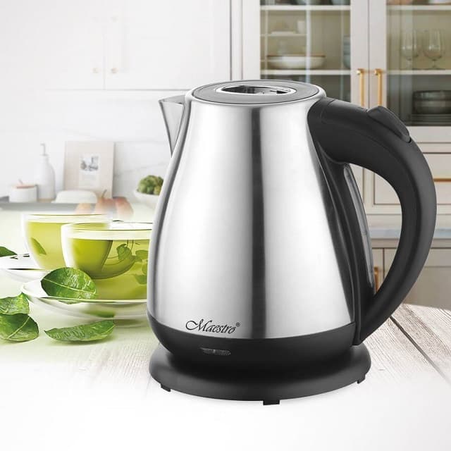 Maestro Βραστήρας 1.7lt 2200W Ασημί MR-036 2