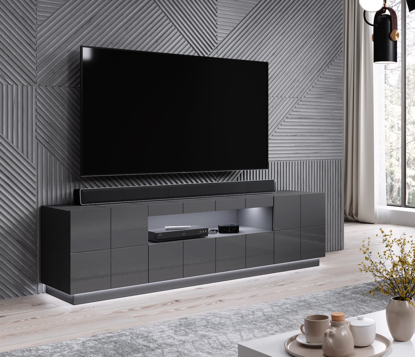 Cama Διακοσμητικό Φωτιστικό LED RGB Επίπλων REJA LED RTV BI