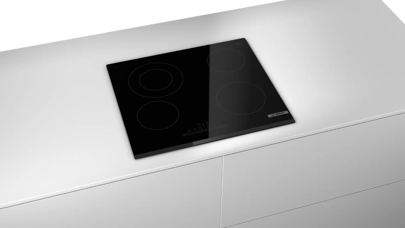 Bosch Serie 6 Κεραμική Εστία Αυτόνομη με Λειτουργία Κλειδώματος 59.2x51.3εκ. PKF631FP3E 2