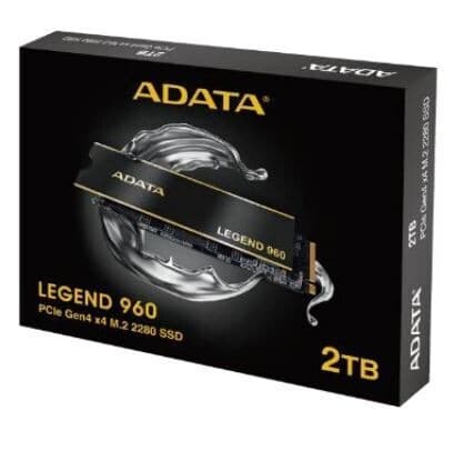 Adata Legend SSD 2TB τύπου M.2 με σύνδεση PCI Express 4.0 και Ψύκτρα (PS5 Compatible) ALEG-960-2TCS 2