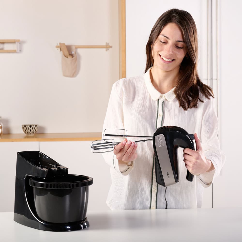Black & Decker BXMXA500E Μίξερ με Πλαστικό Κάδο 2.5lt Μαύρο 500W 4