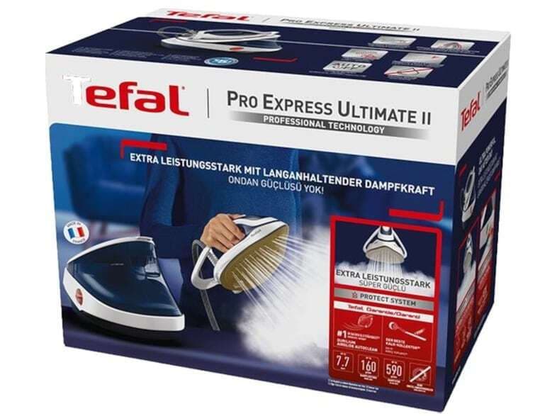 Tefal Pro Express Ultimate II Σύστημα Σιδερώματος Πίεσης 7.7bar με Δοχείο 1.2lt 3