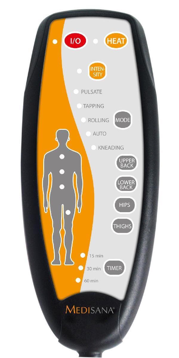 Medisana MCH 88935 Κάθισμα Μασάζ για το Σώμα με Δόνηση και Λειτουργία Θέρμανσης Μαύρο 88935 4