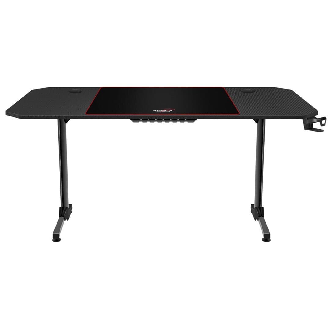 Γραφείο Gaming Hero 4.7 Ξύλινο Black με Μεταλλικά Πόδια & USB θύρες 160x75x75εκ. HZ-HERO 4.7 6
