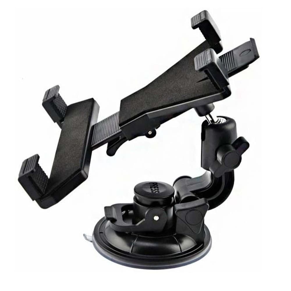 Techly windscreen mount holder for Tablet Βάση Κινητού & Tablet Αυτοκινήτου 7" - 10.1" με Ρυθμιζόμενα Άγκιστρα Μαύρη 301009