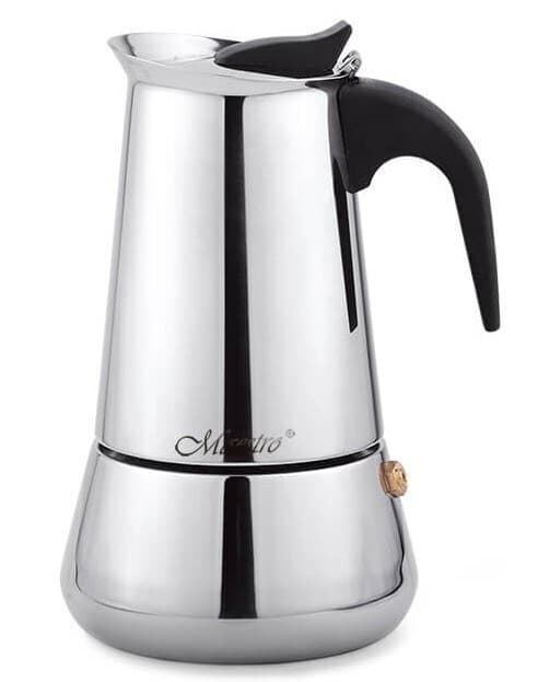 Maestro MR-1660-2 Μπρίκι Espresso 2cups Inox Silver MR-1660-2 2