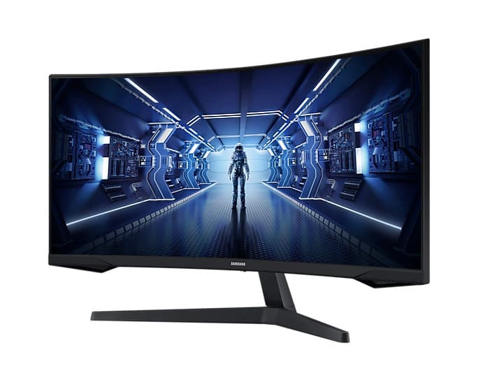 Samsung Odyssey G5 G55T Ultrawide VA HDR Curved Gaming Monitor 34" QHD 3440x1440 165Hz με Χρόνο Απόκρισης 1ms GTG 2