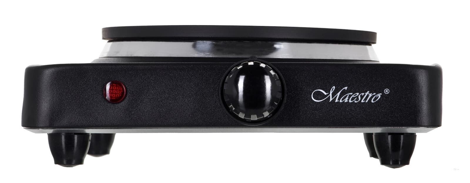 Maestro MR-771-1 Επιτραπέζια Εστία Εμαγιέ Μονή Μαύρη MR-771-1 6