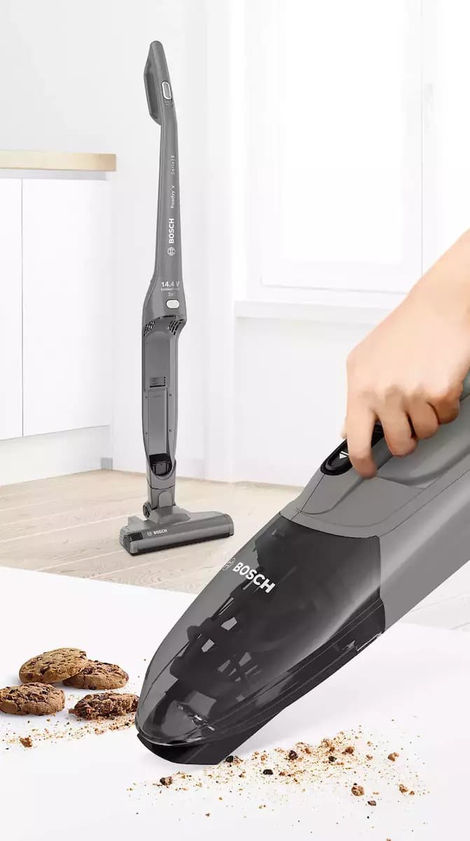 Bosch Readyy'y Serie 2 Επαναφορτιζόμενη Σκούπα 2 σε 1 Stick & Χειρός 14.4V Γκρι 4