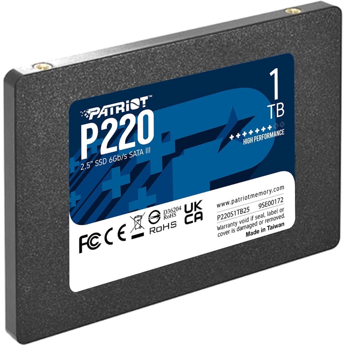 Patriot P220 SSD 2TB τύπου 2.5'' με σύνδεση SATA III P220S2TB25 Bulk 3