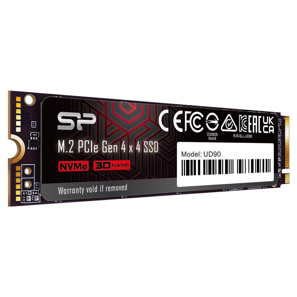 Silicon Power UD90 SSD 2TB τύπου M.2 με σύνδεση PCI Express 4.0 SP02KGBP44UD9005 4