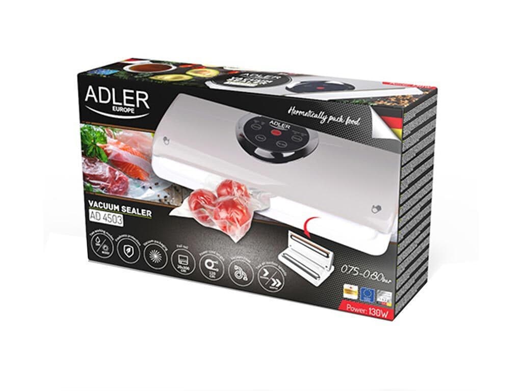 Adler Συσκευή Vacuum Εξωτερική με Μέγιστο Μήκος Σφραγίσματος 200mm AD 4503 8
