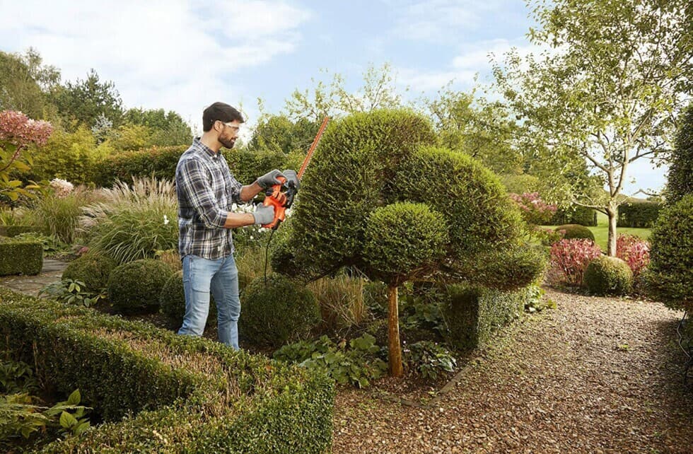 Black & Decker BEHT201 Ηλεκτρικό Μπορντουροψάλιδο 420W με Μήκος Λάμας 45cm 4