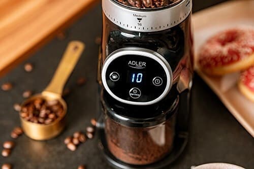 Adler AD 4450 Ηλεκτρικός Μύλος Καφέ 300W με Χωρητικότητα 300gr και 31 Επίπεδα Άλεσης Μαύρος 10