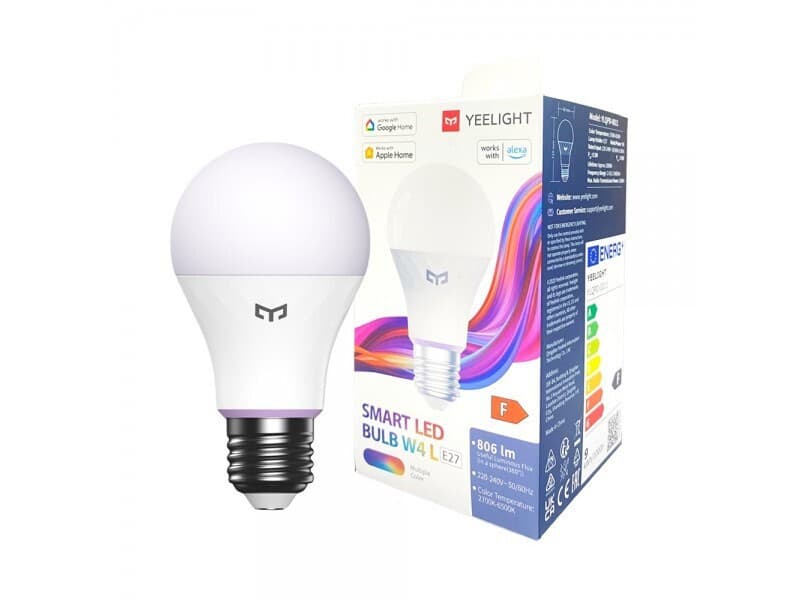 Yeelight Smart Λάμπα W4 Lite LED 9W για Ντουί E27 RGBW 806lm Dimmable YLQPD-0011 3