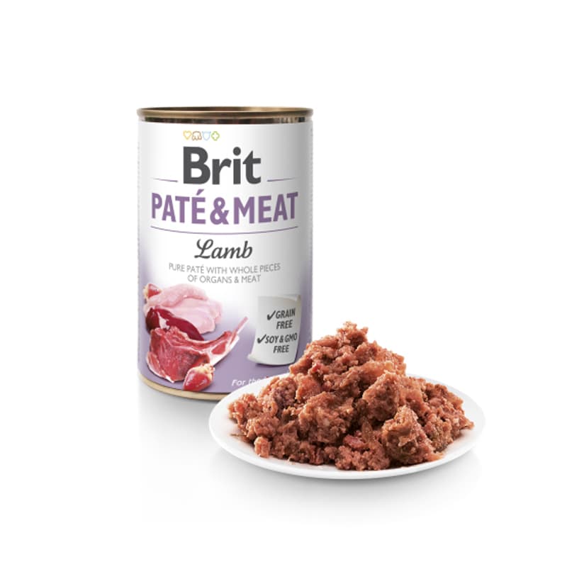 Brit Paté & Meat Υγρή Τροφή Σκύλων σε Κονσέρβα με Αρνί χωρίς Σιτηρά 800gr 308462 DLZRITKMP0053 2