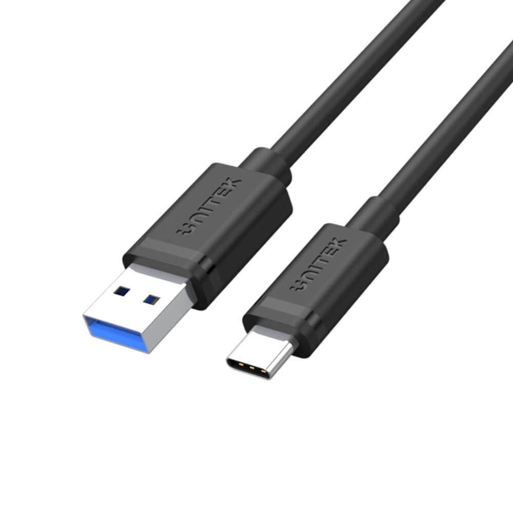 Unitek USB 3.1 Cable USB-C male - USB-A Μαύρο 2m C14103BK-2M
