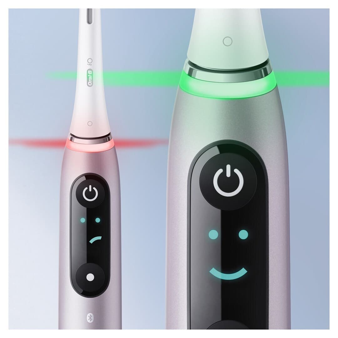 Oral-B iO Series 9N Ηλεκτρική Οδοντόβουρτσα με Χρονομετρητή, Αισθητήρα Πίεσης και Θήκη Ταξιδίου Rose Quartz 7
