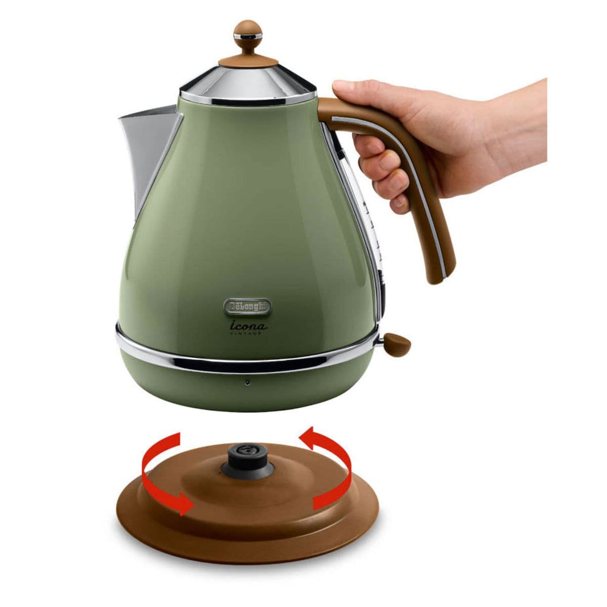 De'Longhi Icona Vintage Βραστήρας 1.7lt 2000W Πράσινος 9