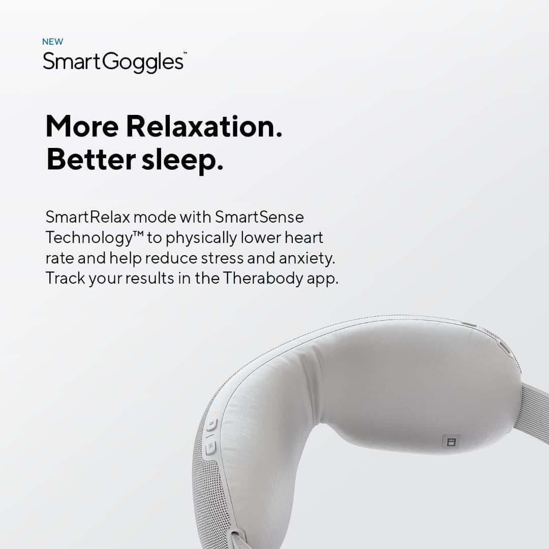 PowerDot SmartGoogles Συσκευή Μασάζ Shiatsu για το Σώμα με Υπέρυθρη Θερμότητα και Δόνηση Γκρι TM03350-01 3