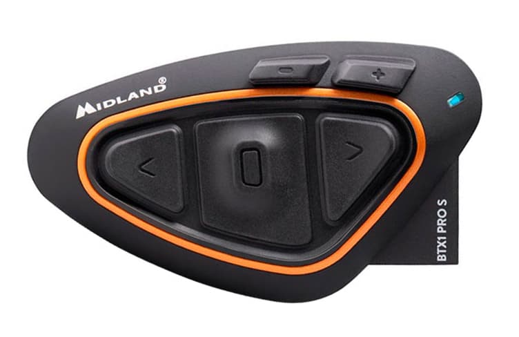 Midland BTX1 Pro S Ενδοεπικοινωνία Μονή για Κράνος Μηχανής με Bluetooth C1411