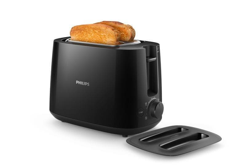 Philips Daily Collection HD2582/90 Φρυγανιέρα 2 Θέσεων 900W Μαύρη 3