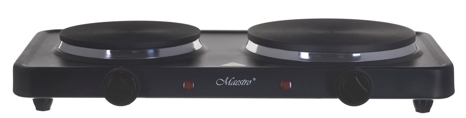 Maestro MR-772-2 Επιτραπέζια Εστία Εμαγιέ Διπλή Μαύρη MR-772-2 3