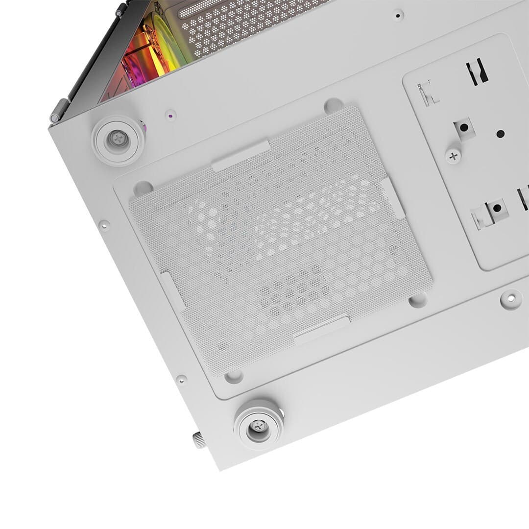Logic Aramis ARGB Gaming Midi Tower Κουτί Υπολογιστή με Πλαϊνό Παράθυρο Λευκό 5