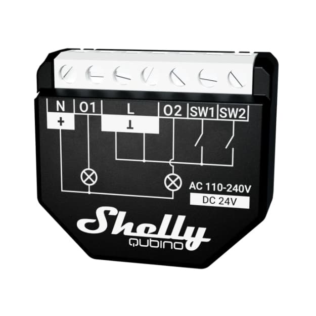 Shelly Wave 2PM Smart Switch Dimmer 2 Καναλιών Wi-Fi, Z-Wave & RF 16A 2τμχ 2