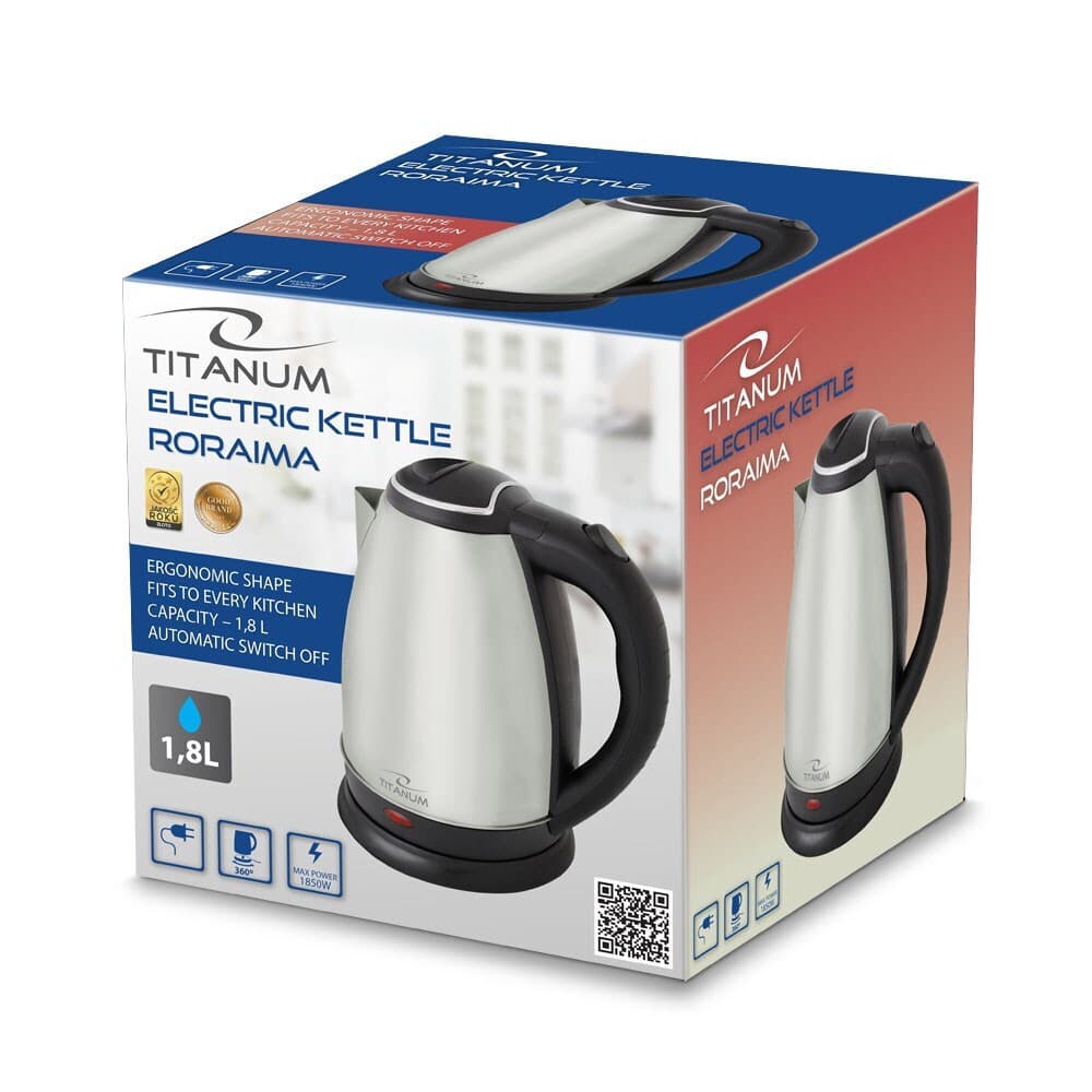 Esperanza Βραστήρας 1.8lt 1800W Ασημί TKK102X 5