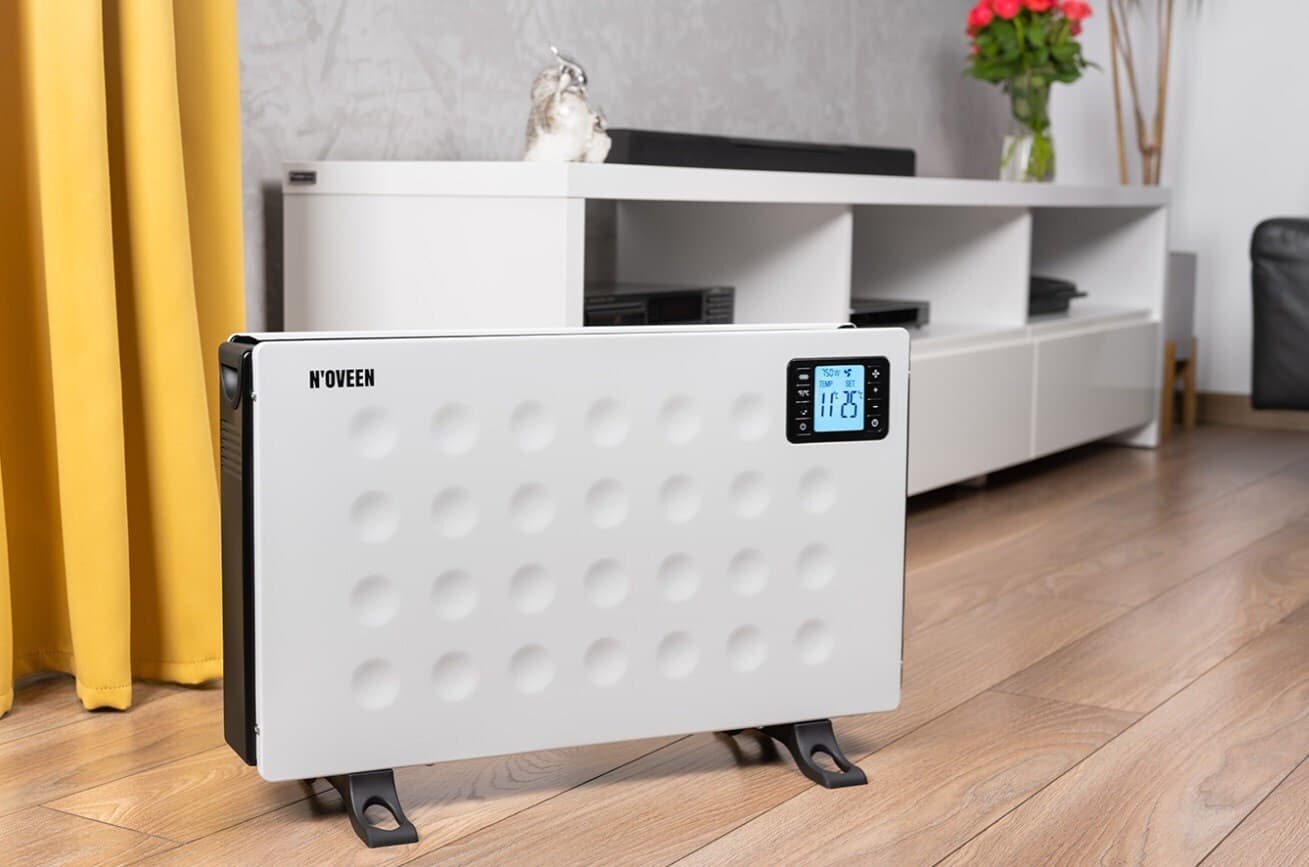 N'Oveen CH8000 Θερμοπομπός Δαπέδου 2000W με Ηλεκτρονικό Θερμοστάτη 60x37.5cm Λευκός 7