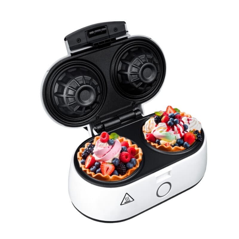 Adler Wafer Bowl Βαφλιέρα για Στρογγυλές Βάφλες 2 Θέσεων 1400W 5