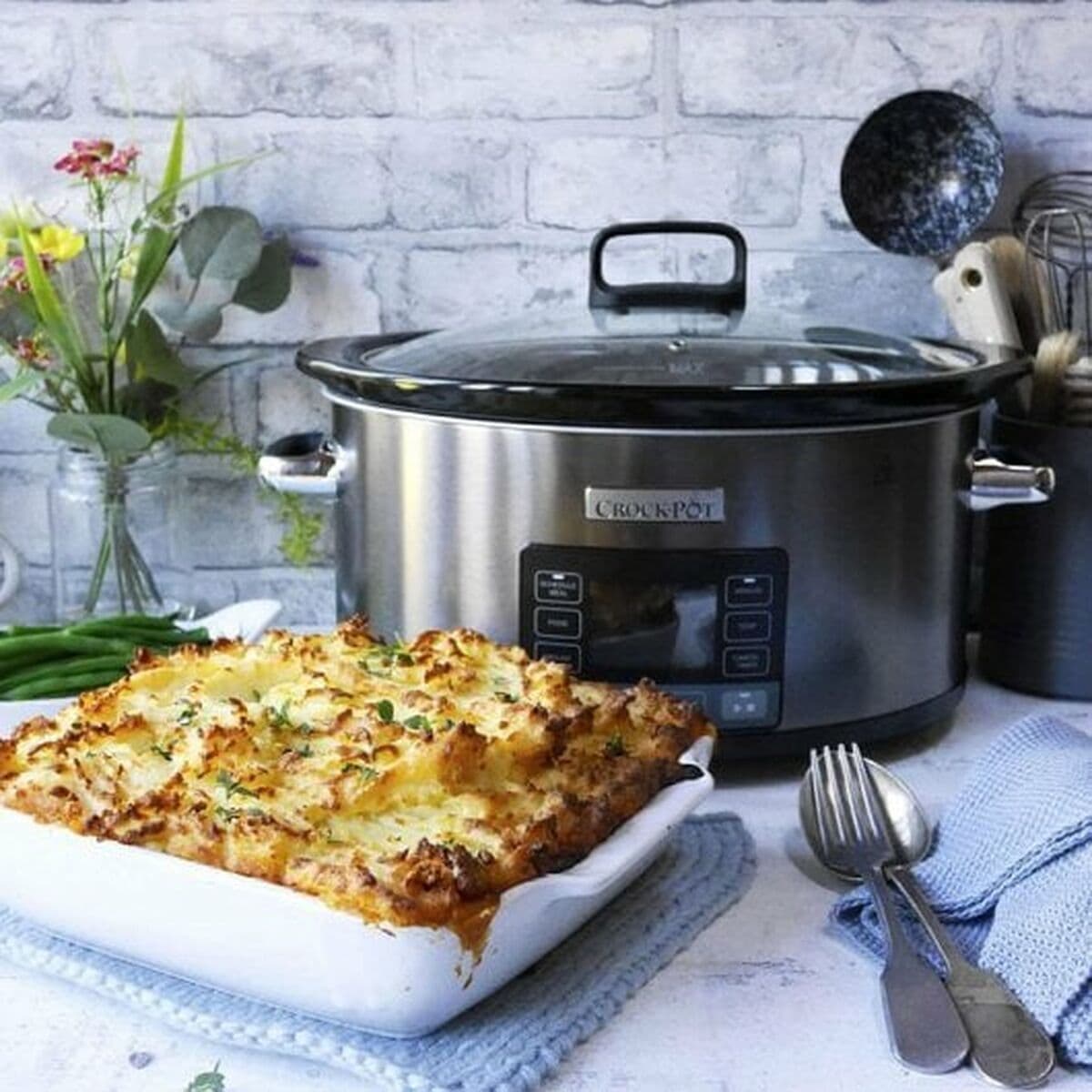 Crock-Pot CSC066X Slow Cooker 240W με Χωρητικότητα 5.6lt Ασημί 5